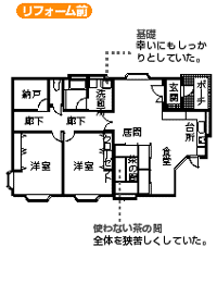 リフォーム前図面